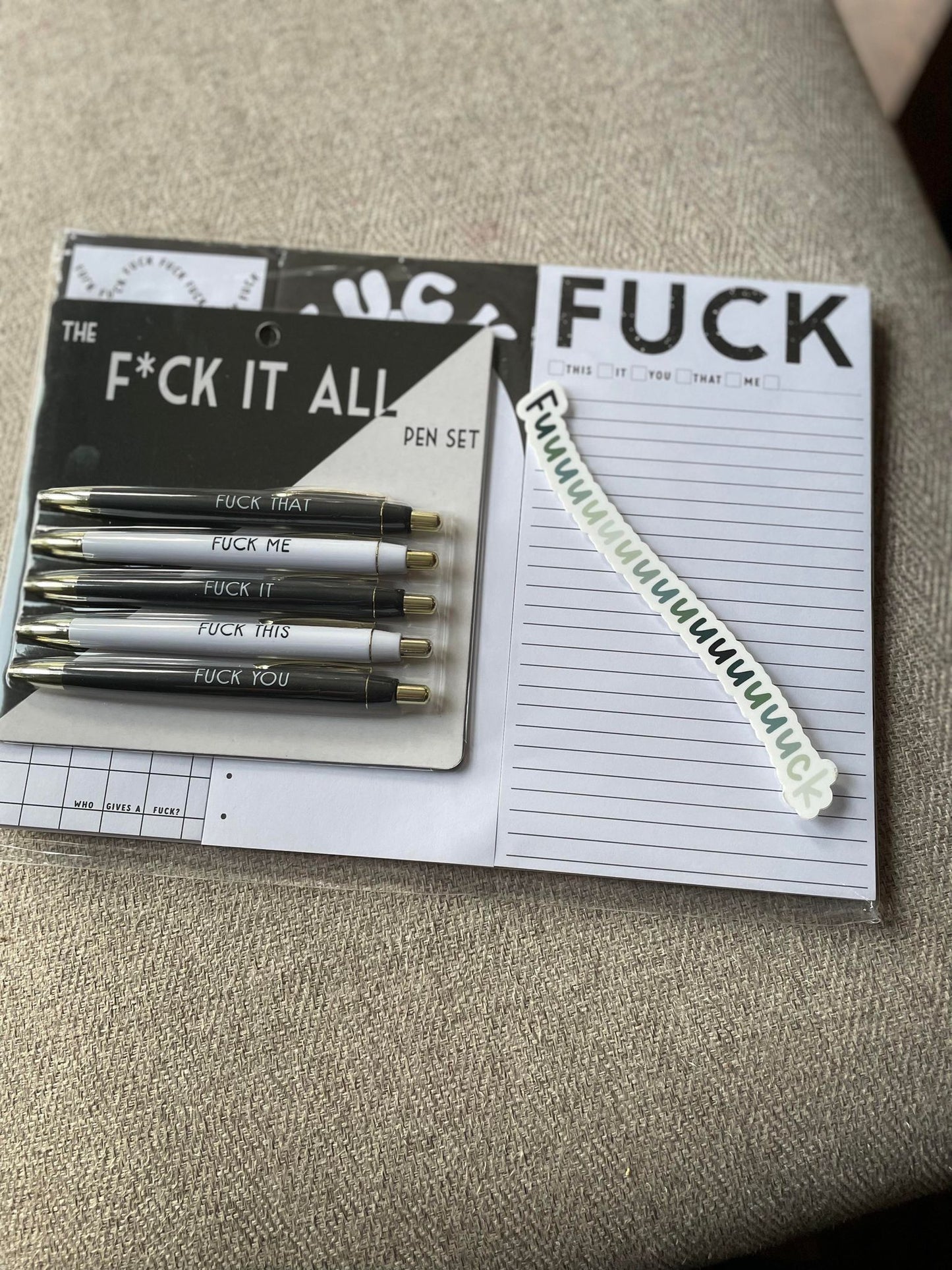 Fuck It All Gift Set! (Funny, Gifting)