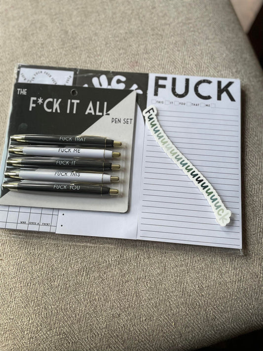 Fuck It All Gift Set! (Funny, Gifting)